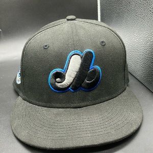 Expos new era fitted hat